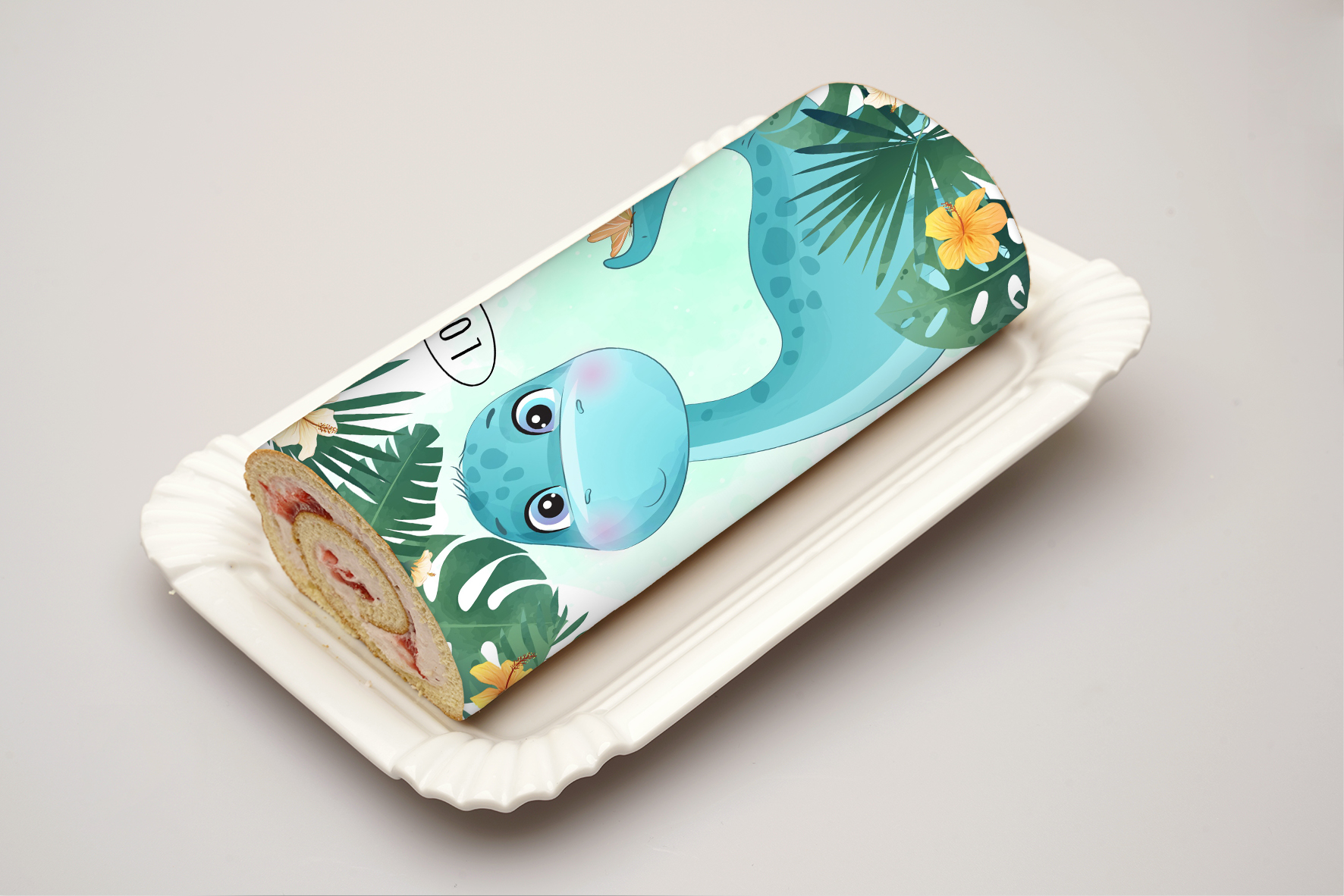 Rouladendekor Dinosaurier