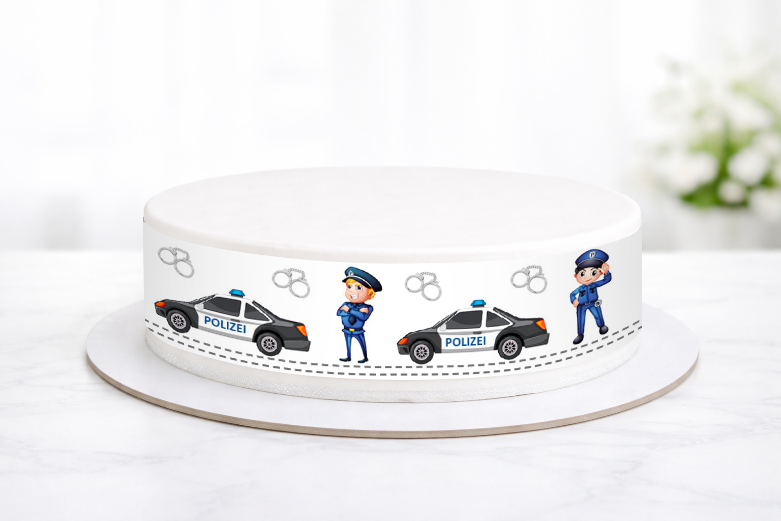 Tortenband Polizei