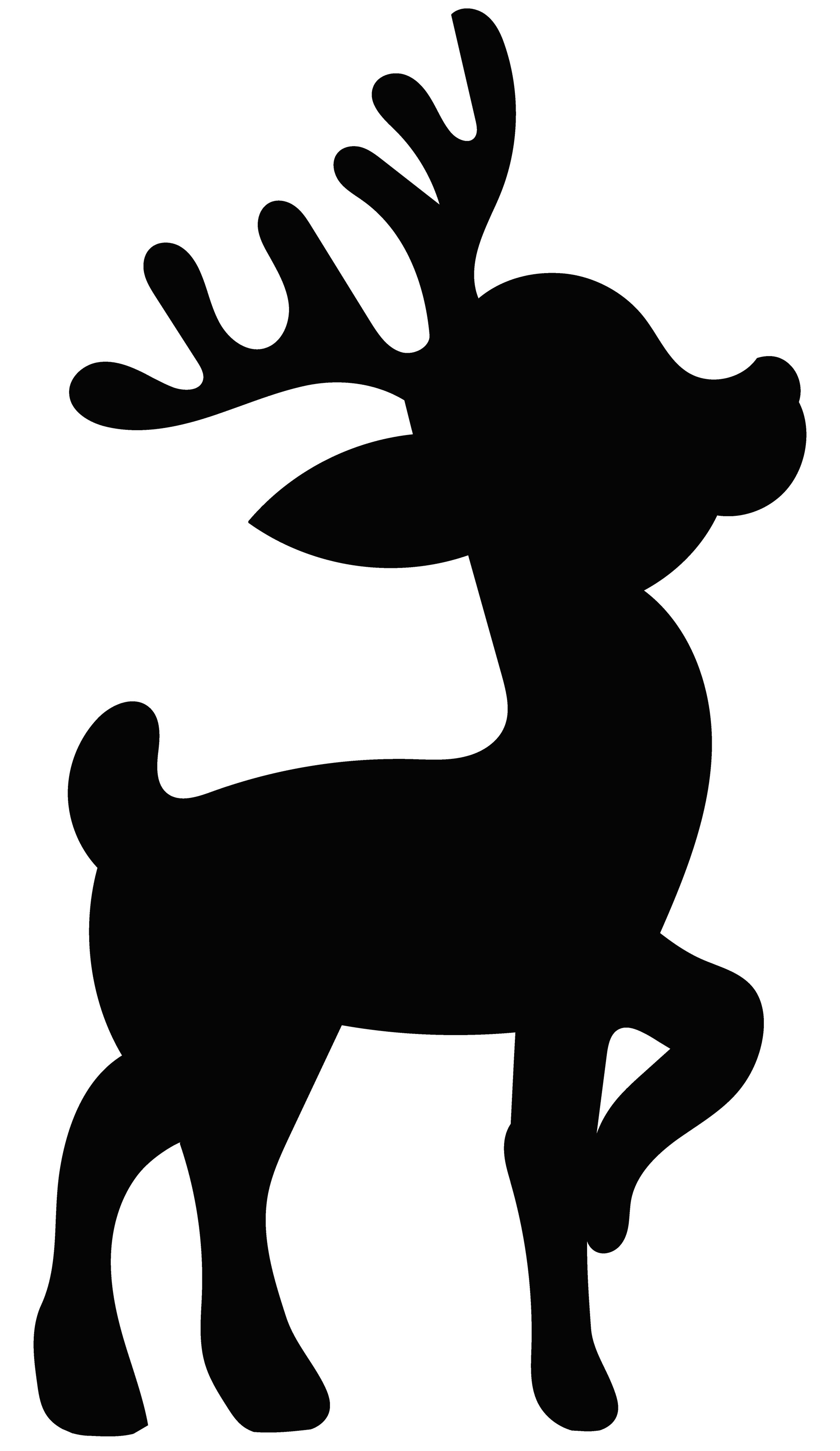 Pralinenaufkleber Sticker Rentier
