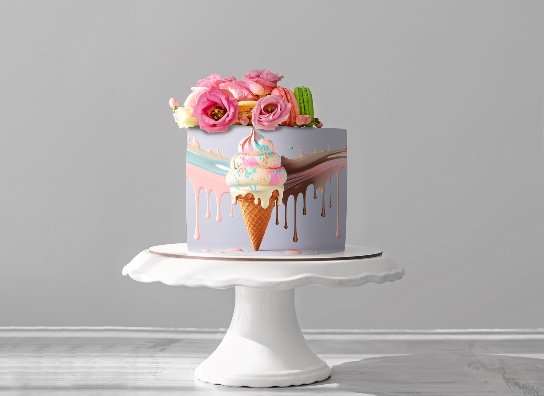 Deko Fondant  Eis