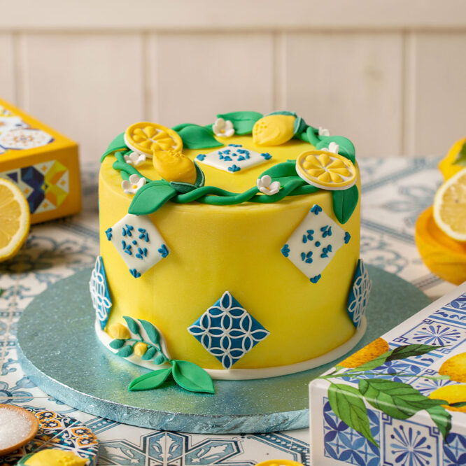 Zuckerdekoration Amalfi – Handgemacht, 6-teilig
