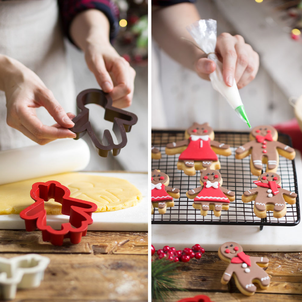 Ausstecher Set Lebkuchen Familie | 4 Teile