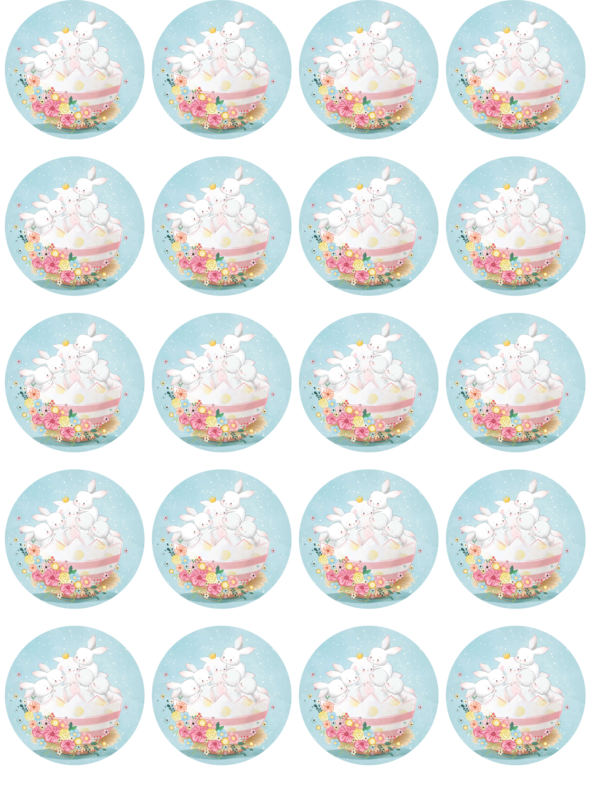Muffinaufleger Hasen