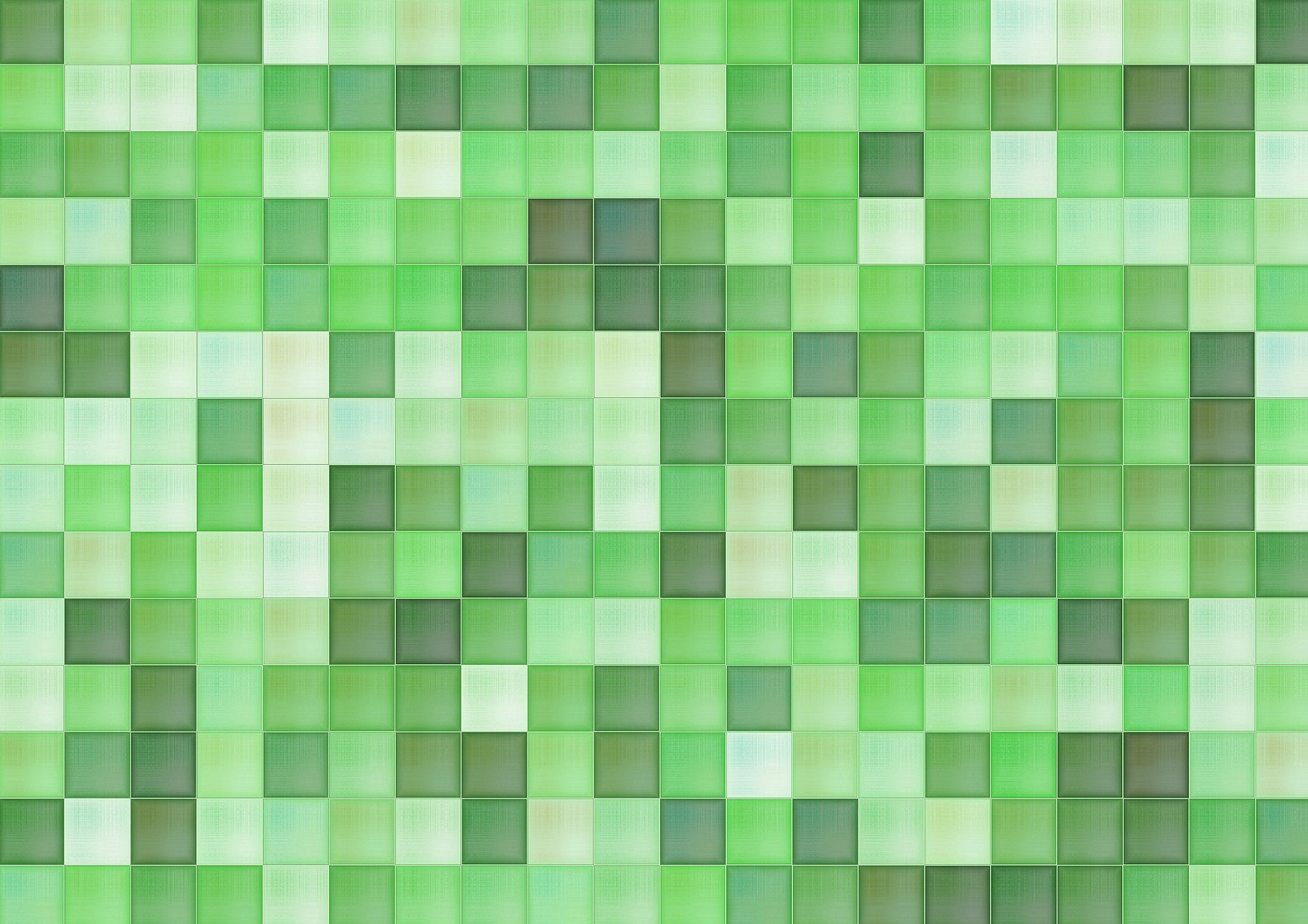 Deko Fondant Mosaik grün