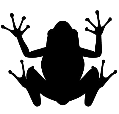 Pralinenaufkleber Sticker Frosch