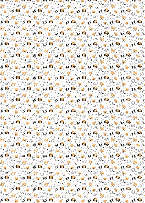 Schokoladen Transferfolie Abziehfolie Hunde