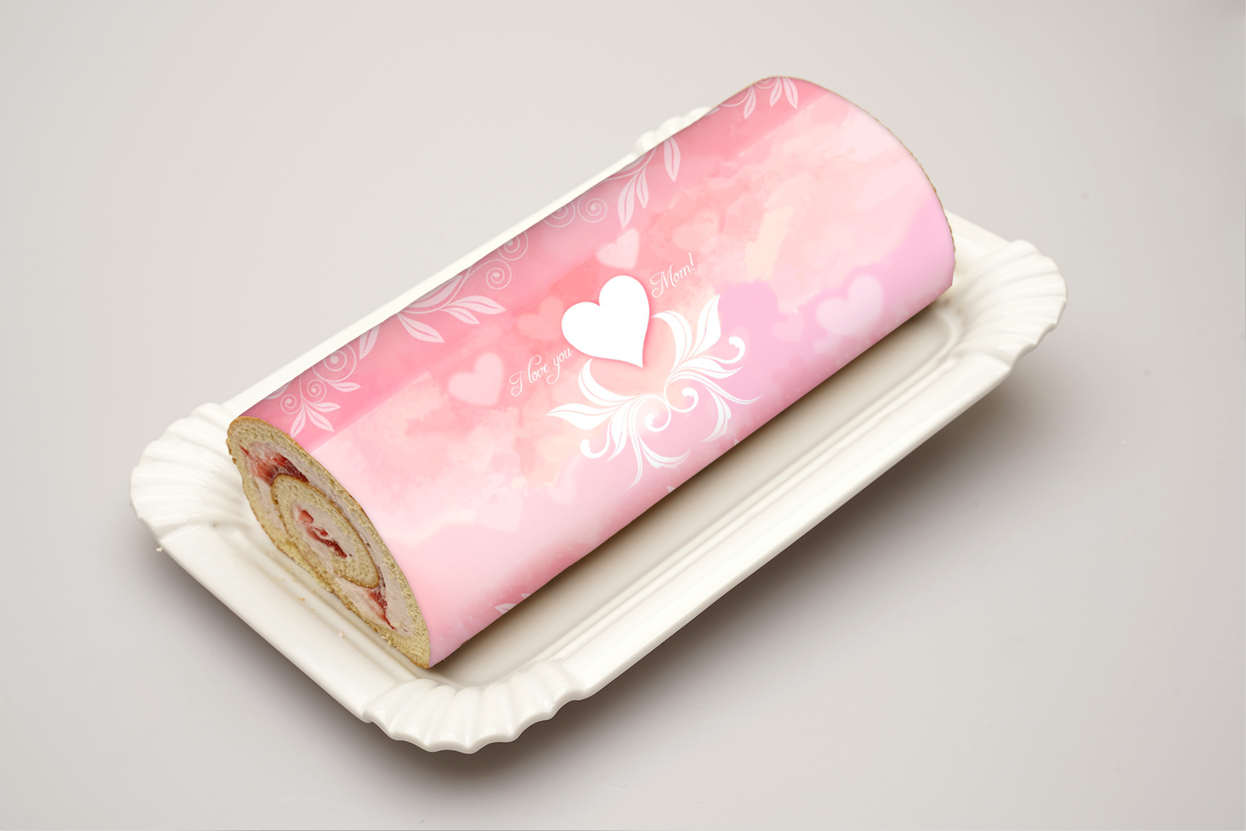 Rouladendekor "I love you Mom"