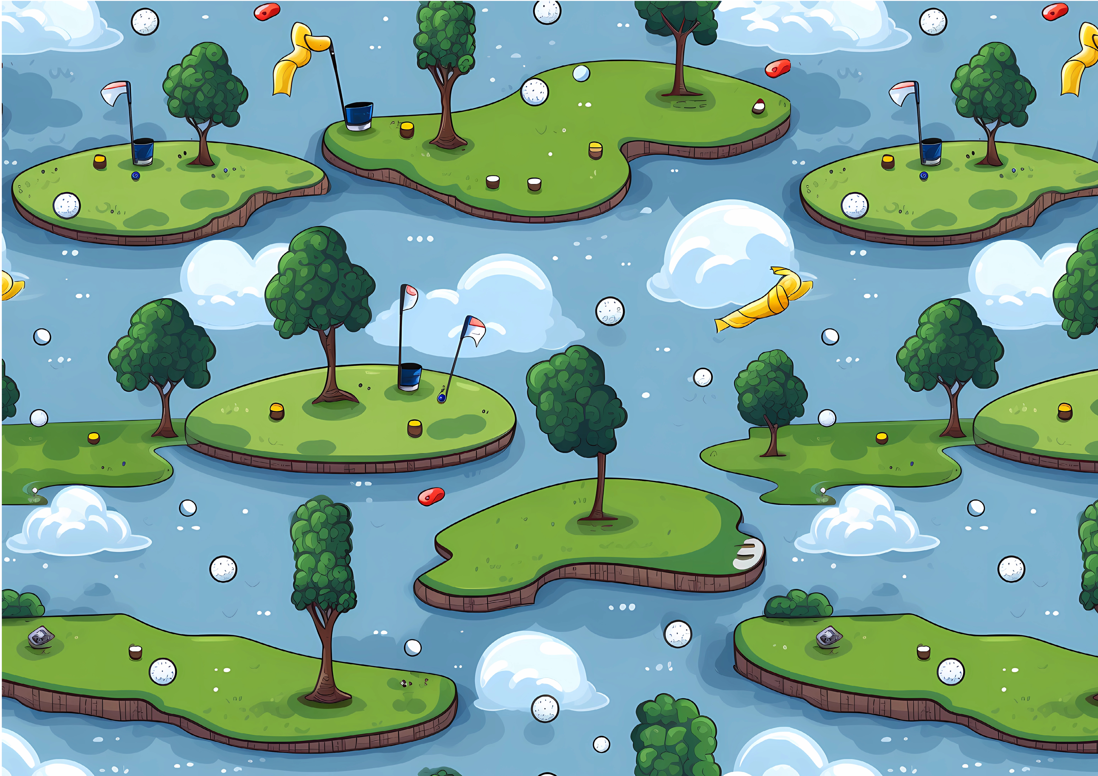 Deko Fondant Golf