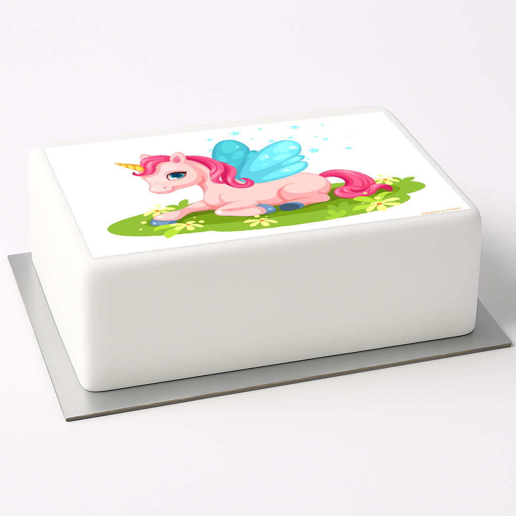 Tortenaufleger Einhorn