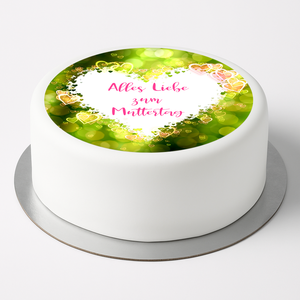 Tortenaufleger "Alles Liebe zum Muttertag"