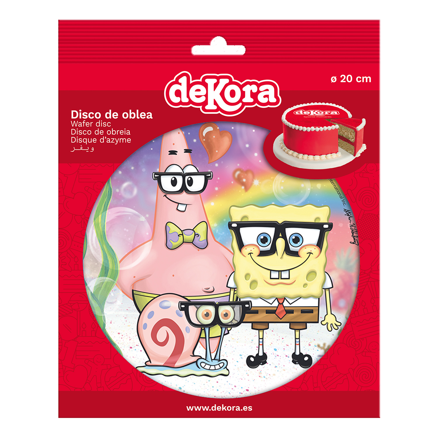 Tortenaufleger SpongeBob – 20 cm Ø