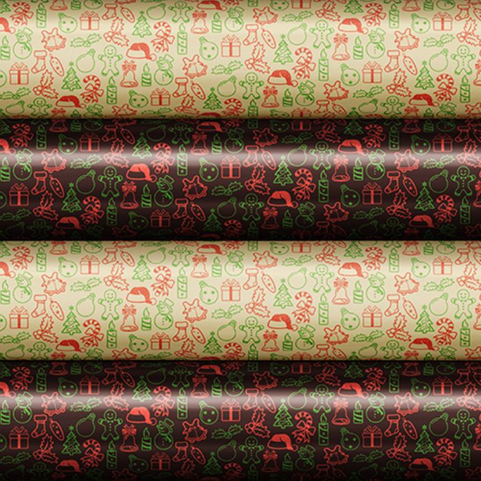Schokoladen Transfer- Abziehfolie Weihnachten