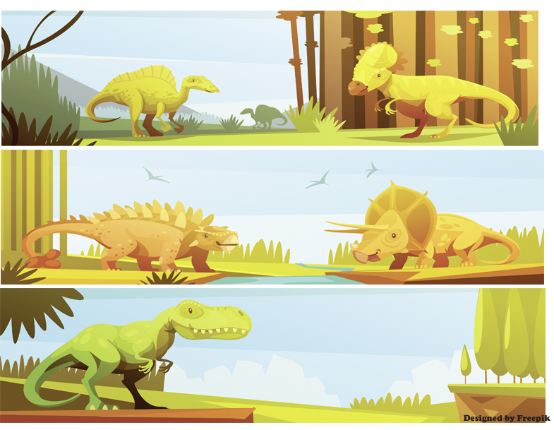 Tortenband Dinosaurier