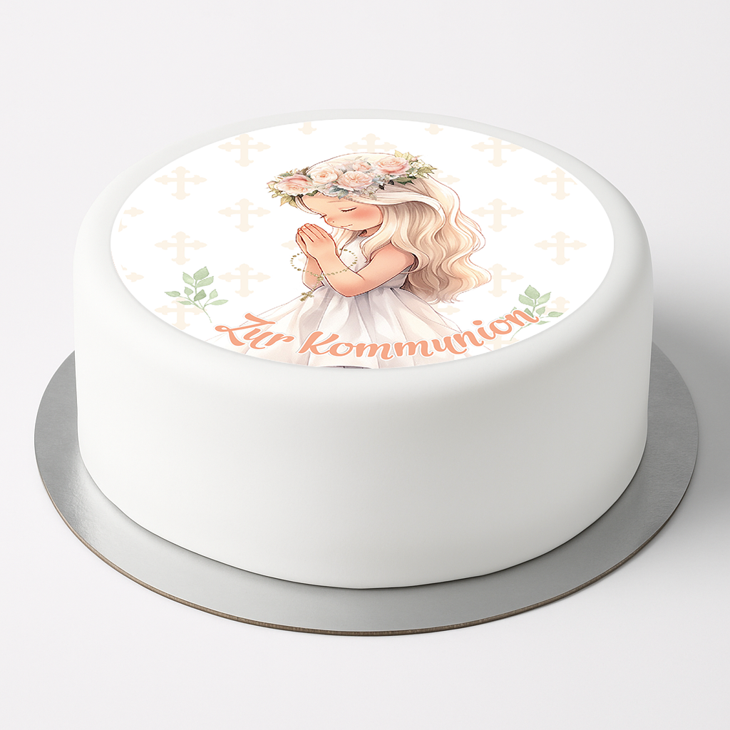 Tortenaufleger Kommunion