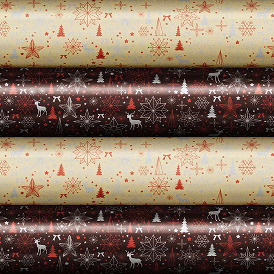 Schokoladen Transfer- Abziehfolie Weihnachten rot
