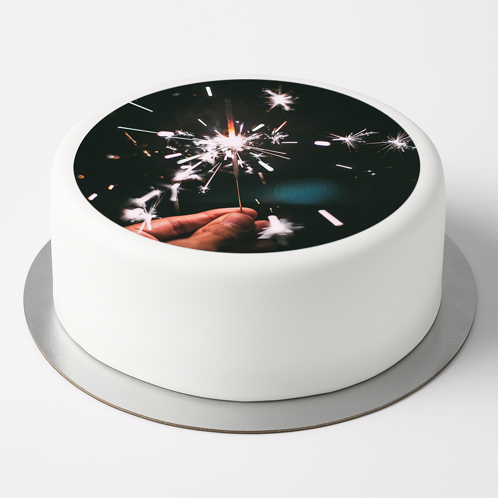 Tortenaufleger Silvester