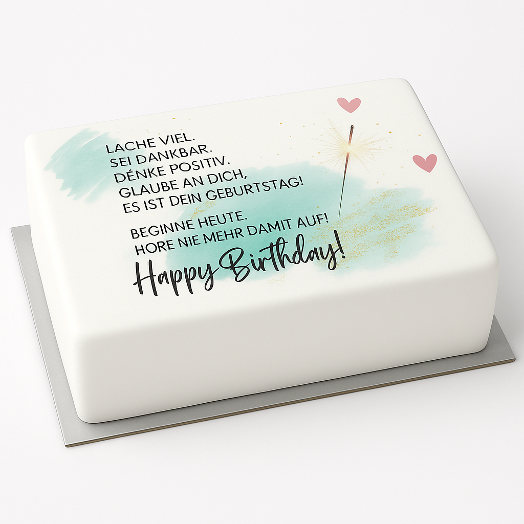 Tortenaufleger Happy Birthday