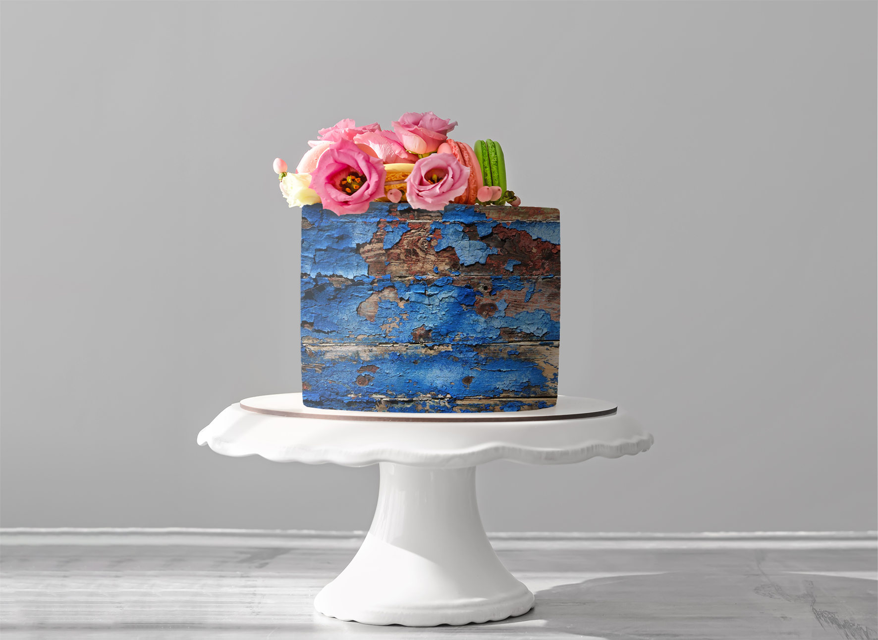 Deko Fondant Holz