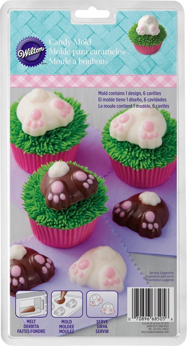 🐰 Candy Mold Hase – Bunny Butt Schokoladen- & Candy-Form