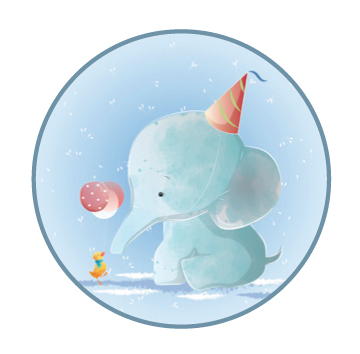 Cakepop Aufleger Elefant Geburtstag