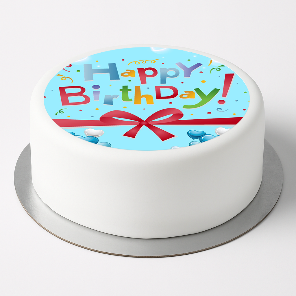 Tortenaufleger Geburtstag