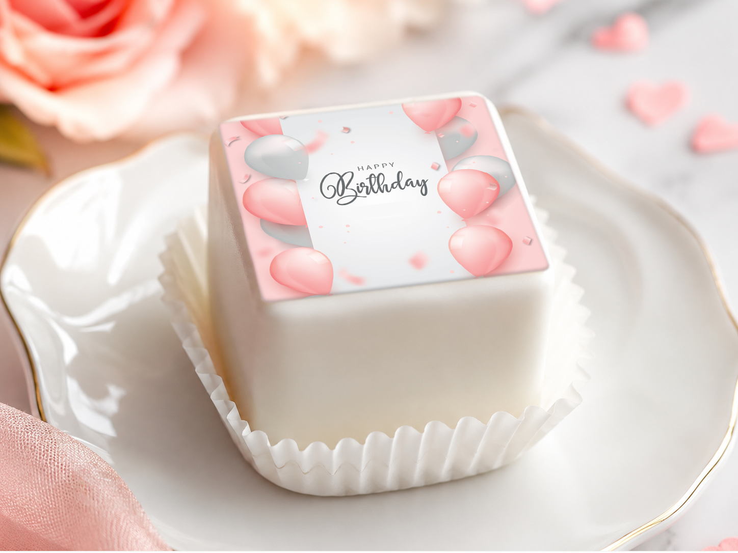 Geburtstags-Aufleger ca. 5 cm – für Petit Fours & Punschkrapfen