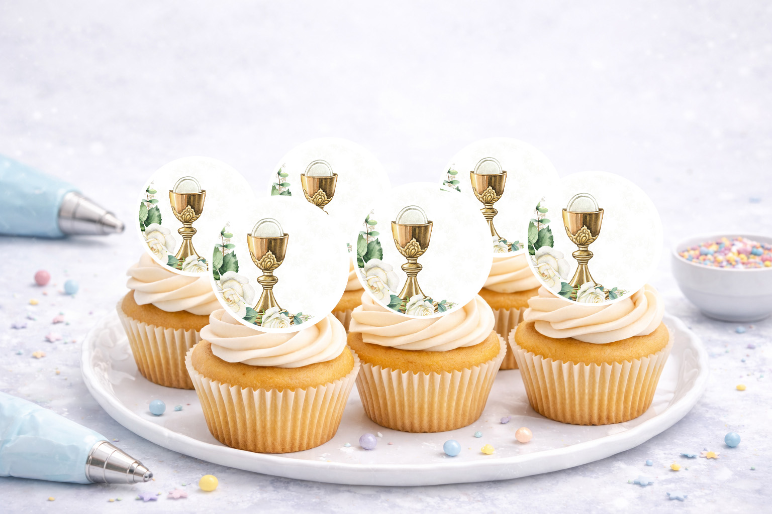 Muffinaufleger Erstkommunion