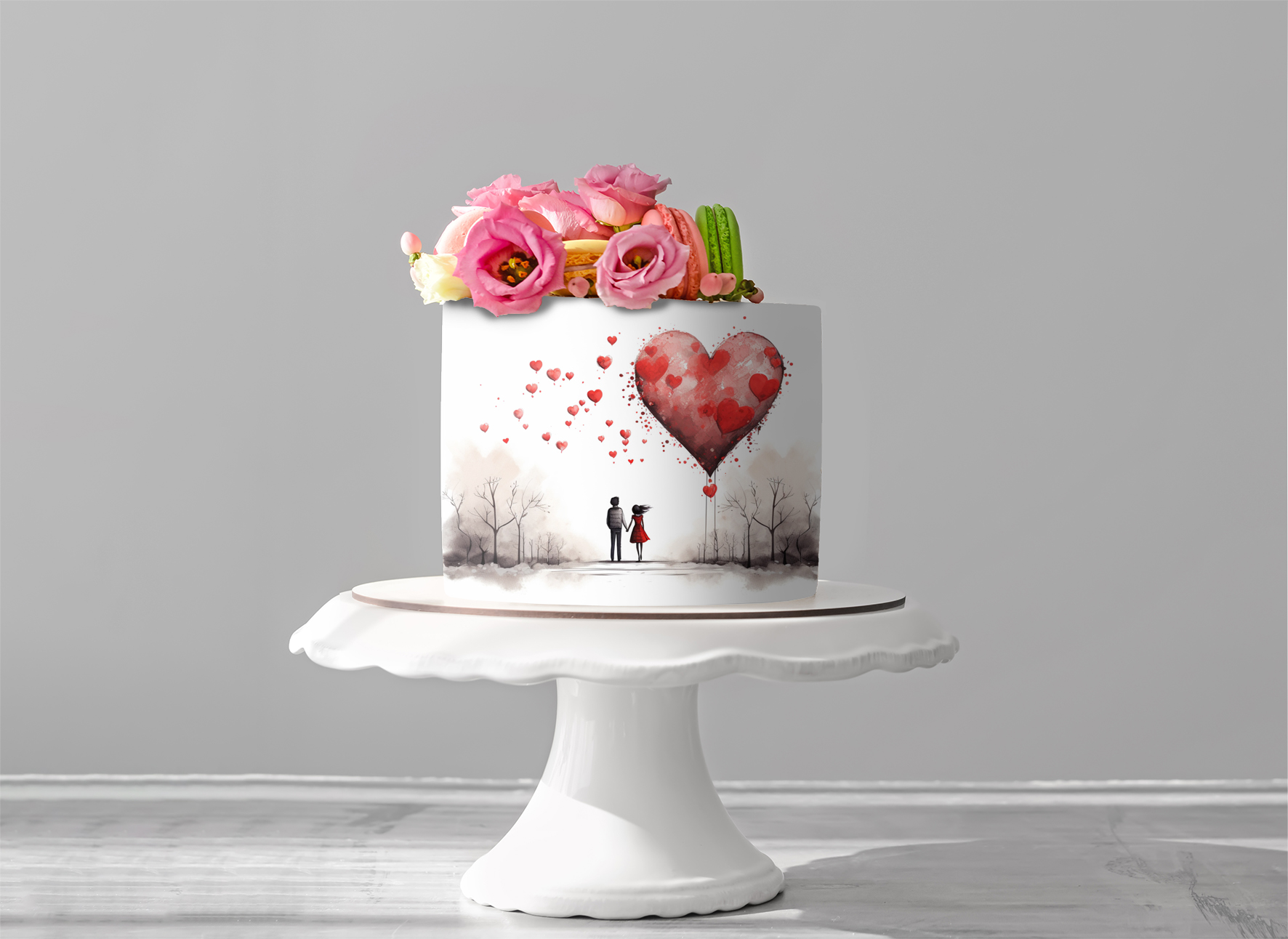 Deko Fondant Love