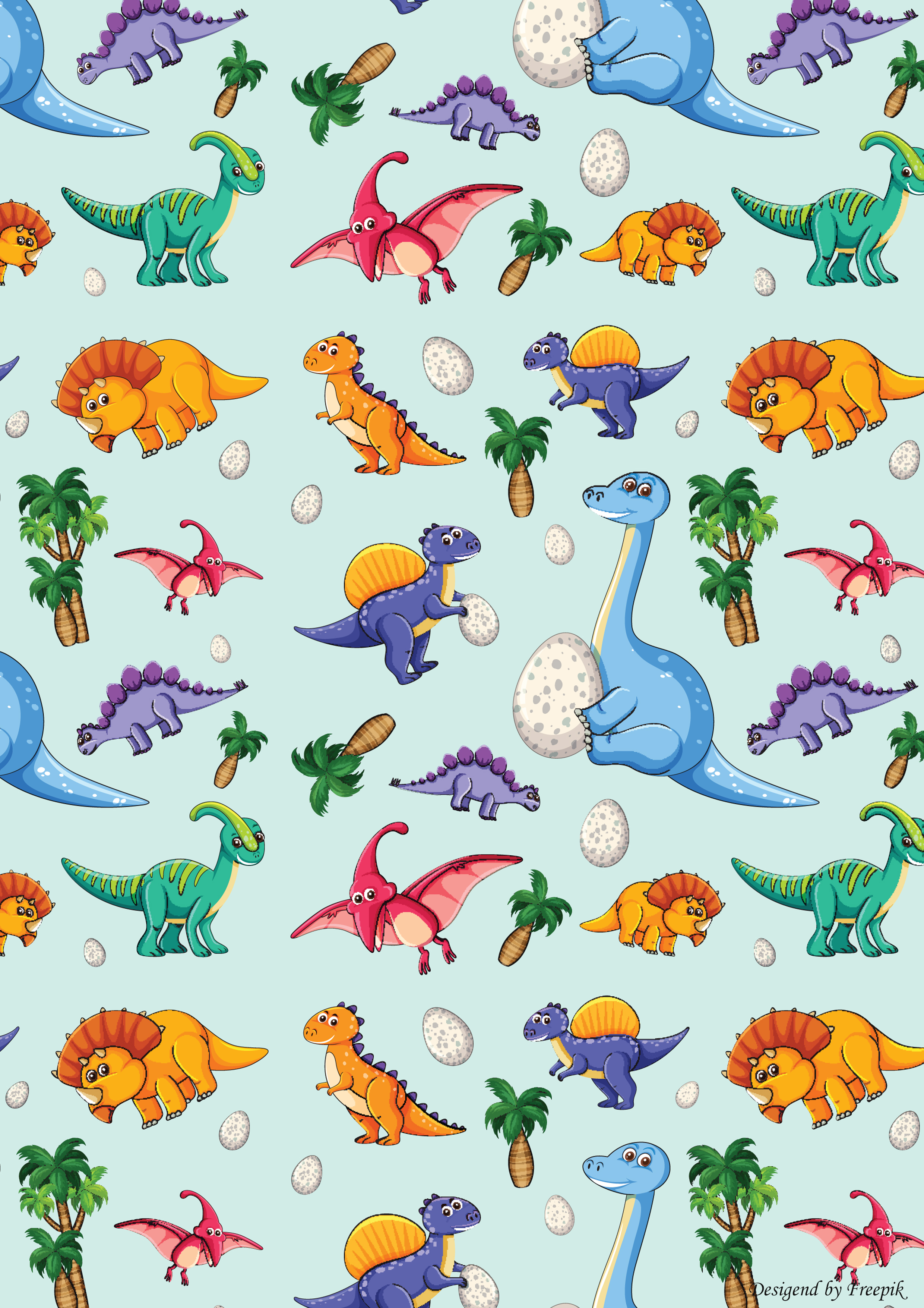 Rouladendekor Dinosaurier