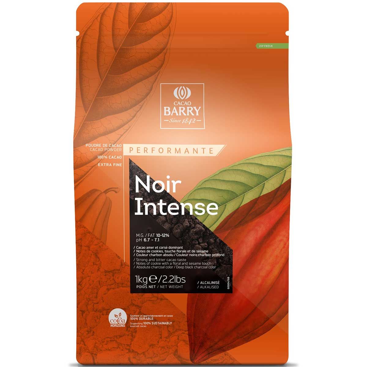 MHD 3/26 Cacao Barry Noir Intense Kakaopulver SCHWARZ