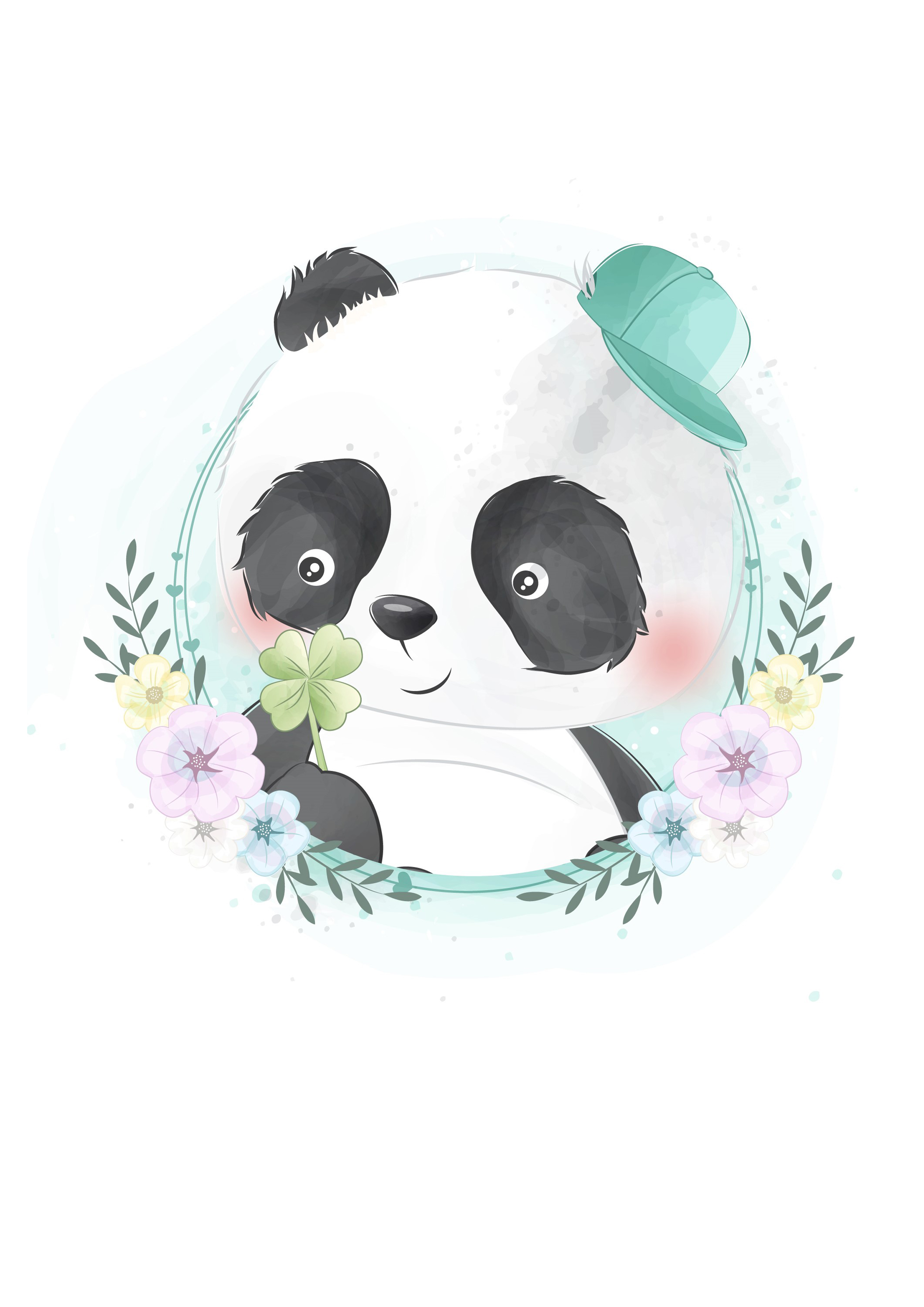 Tortenaufleger Pandabär