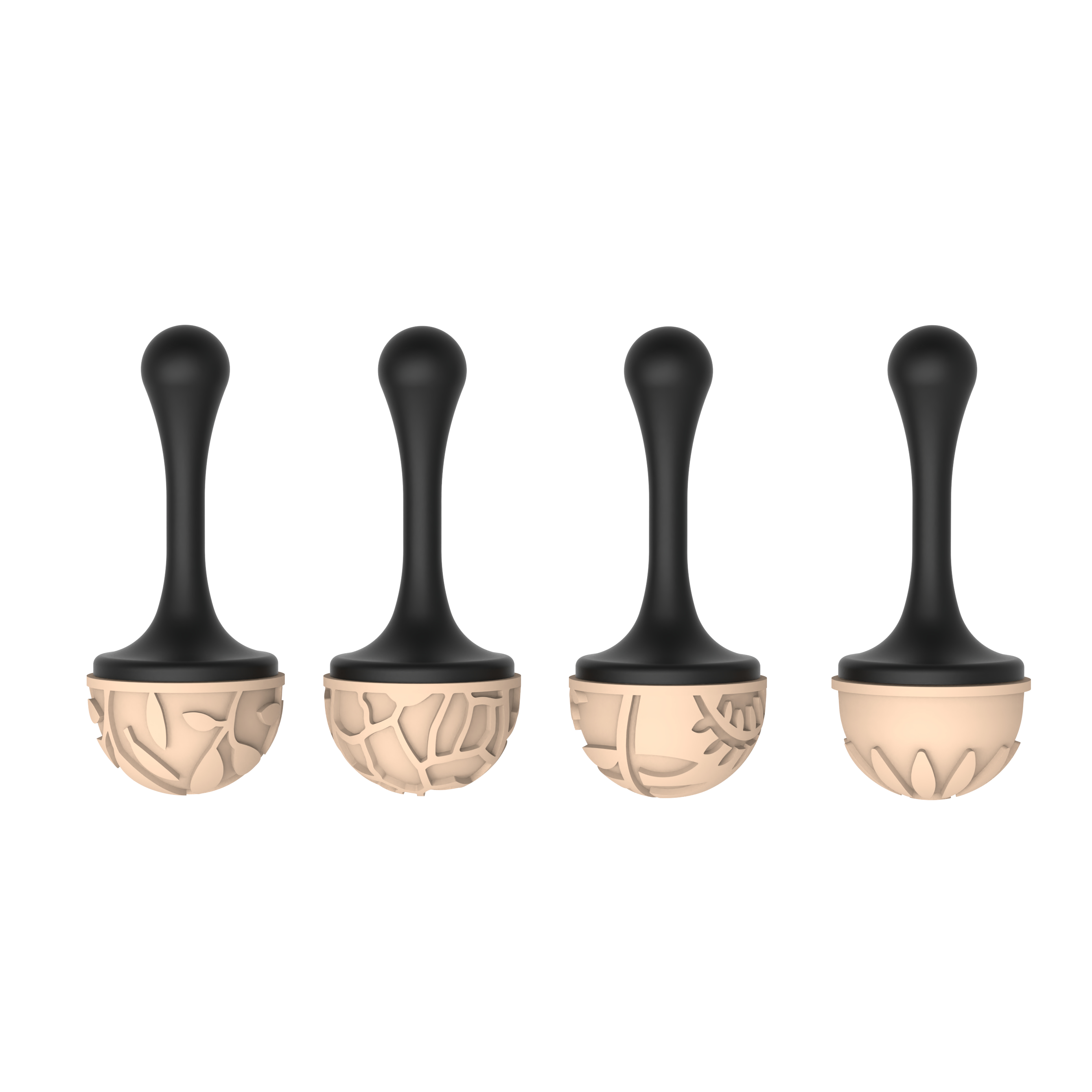 Silikomart Semisfera 01 & Choco Stamp D – Pralinenform mit Dekor-Stempelsystem