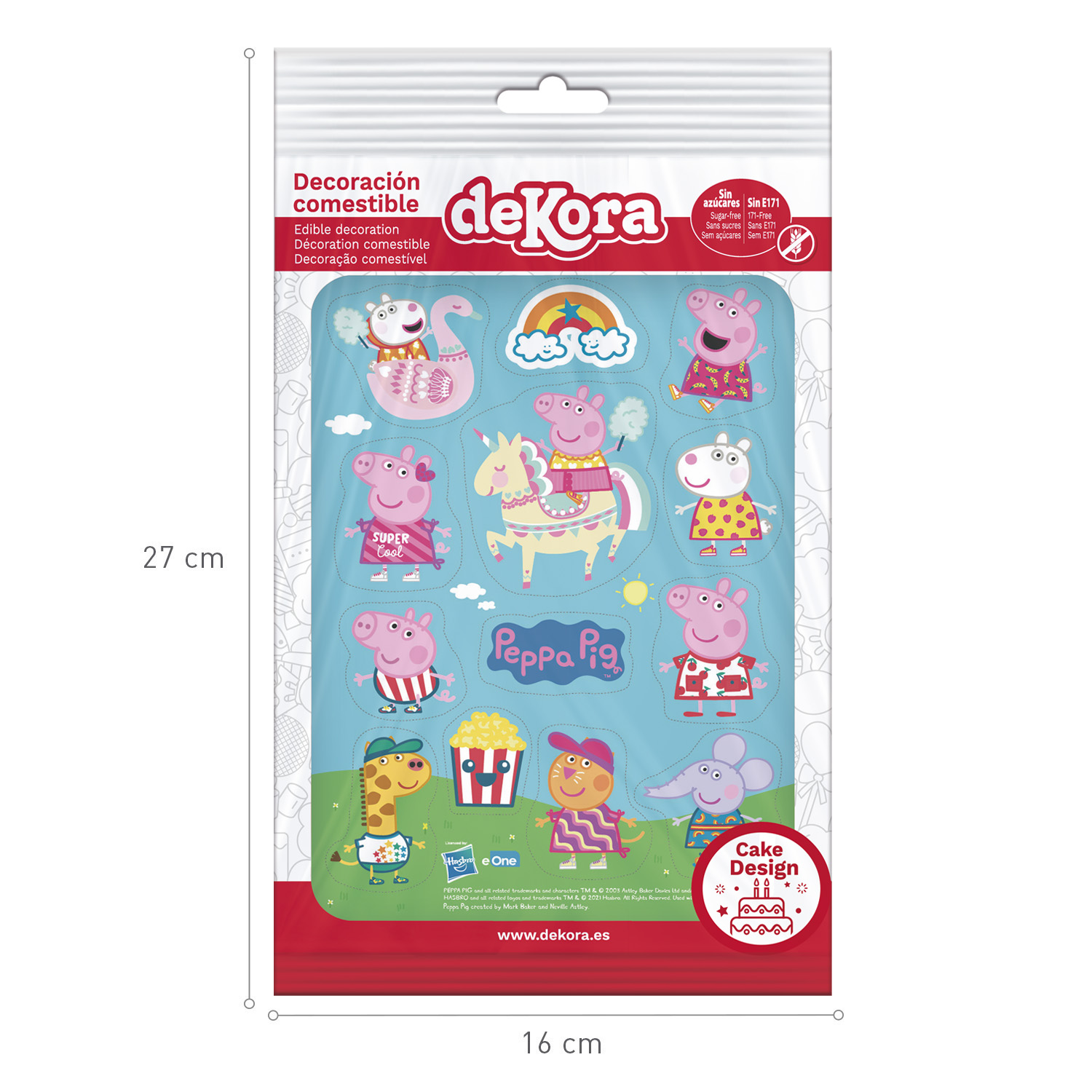 Muffinaufleger Peppa Wutz – Essbare Oblaten Tortendeko für Muffins & Cupcakes