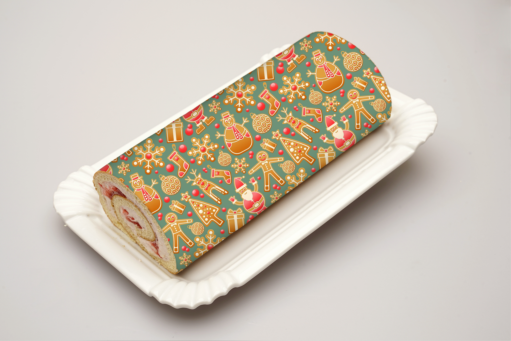 Rouladendekor Lebkuchen