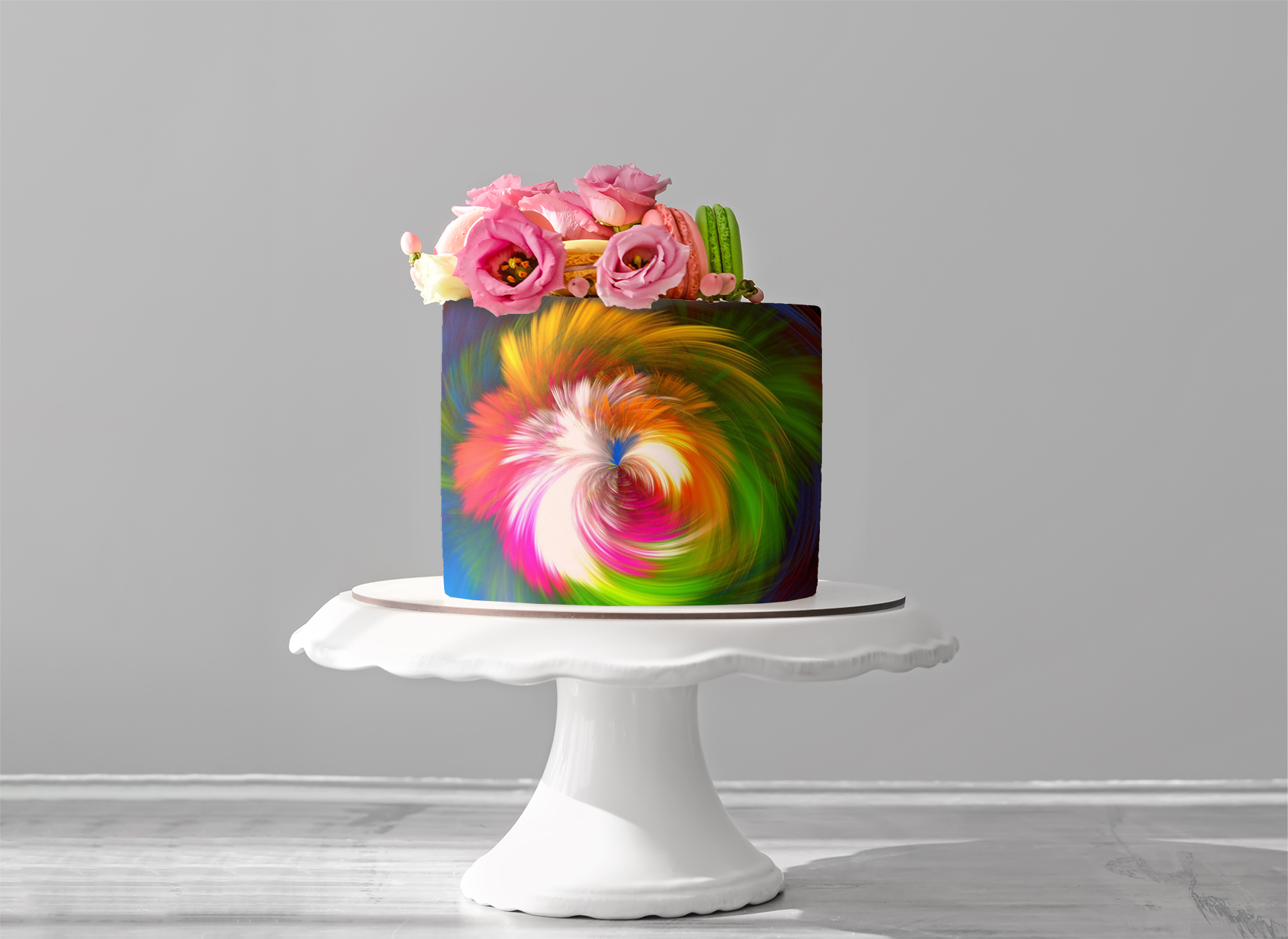 Deko Fondant bunt