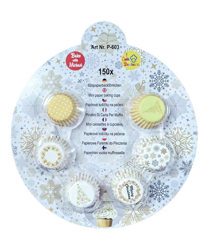 Mini Muffinförmchen Weihnachten