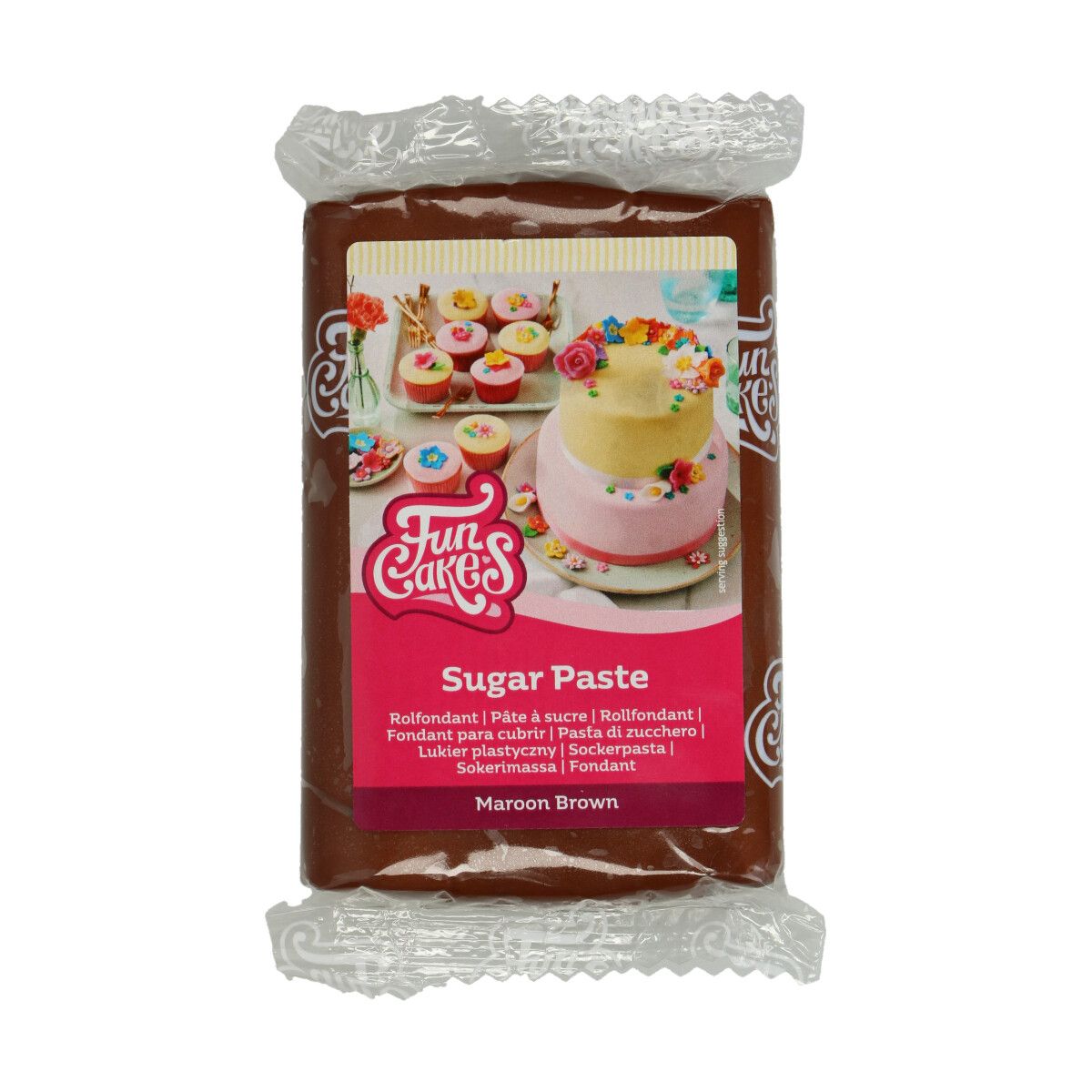 Rollfondant Maroon Brown 250 g