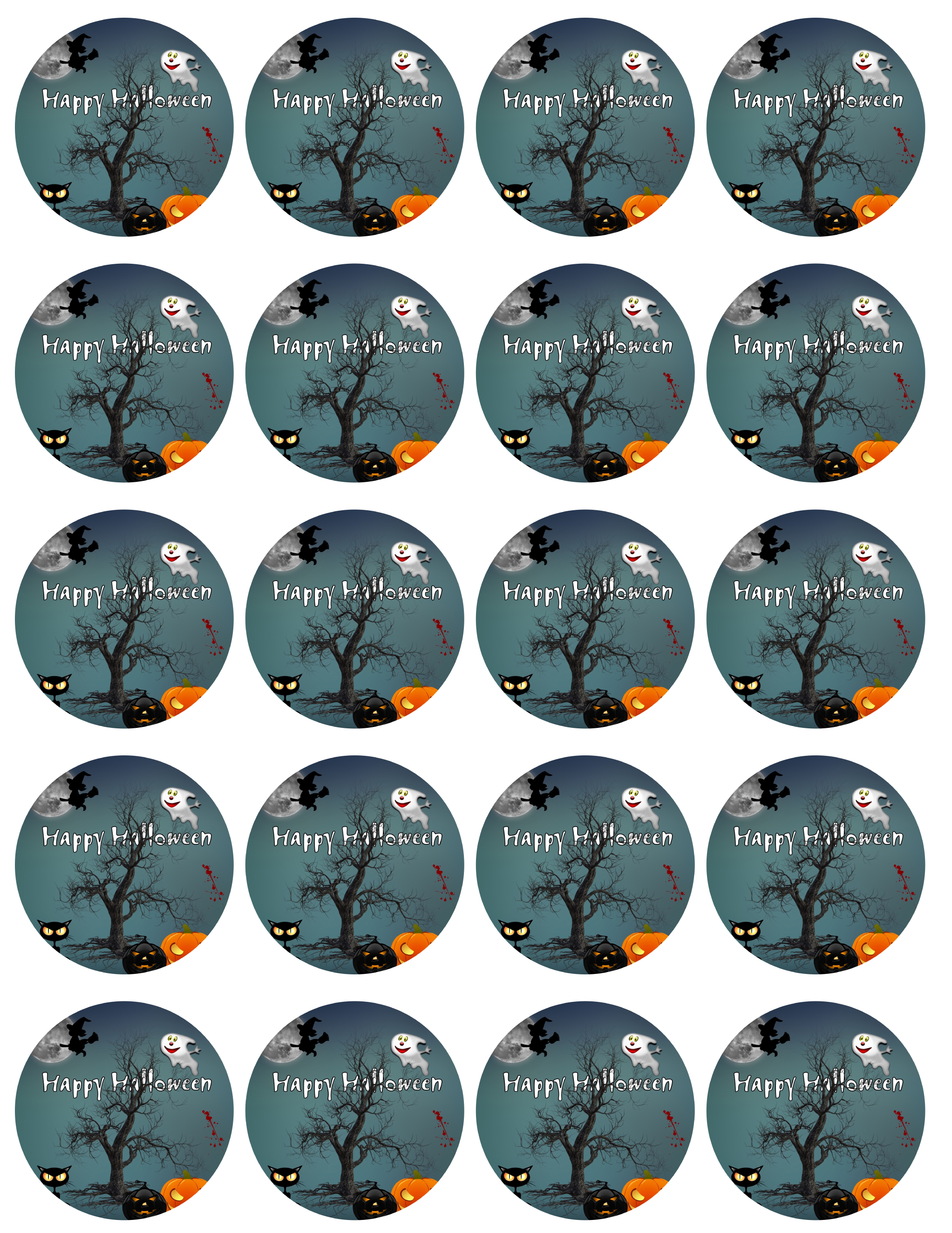 Muffinaufleger Halloween