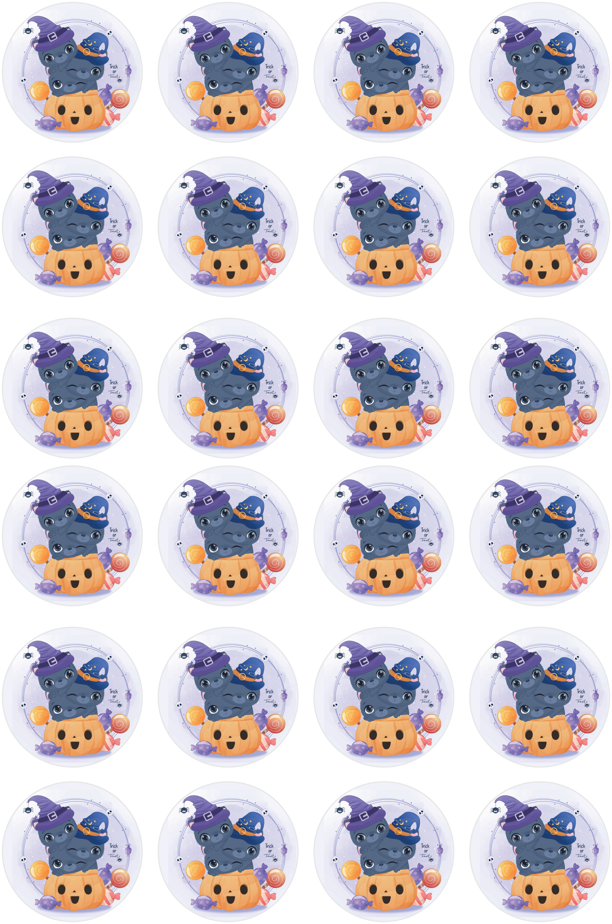 Muffinaufleger Halloween