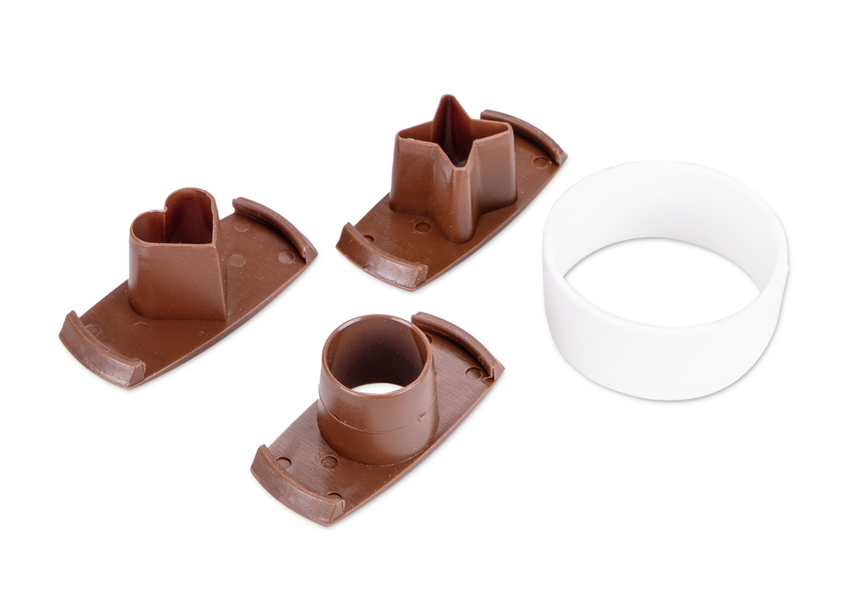Linzer-Ausstecherset Der patente Spitzbub – glatter Linzer-Ausstecher mit Wechselmotiven A103