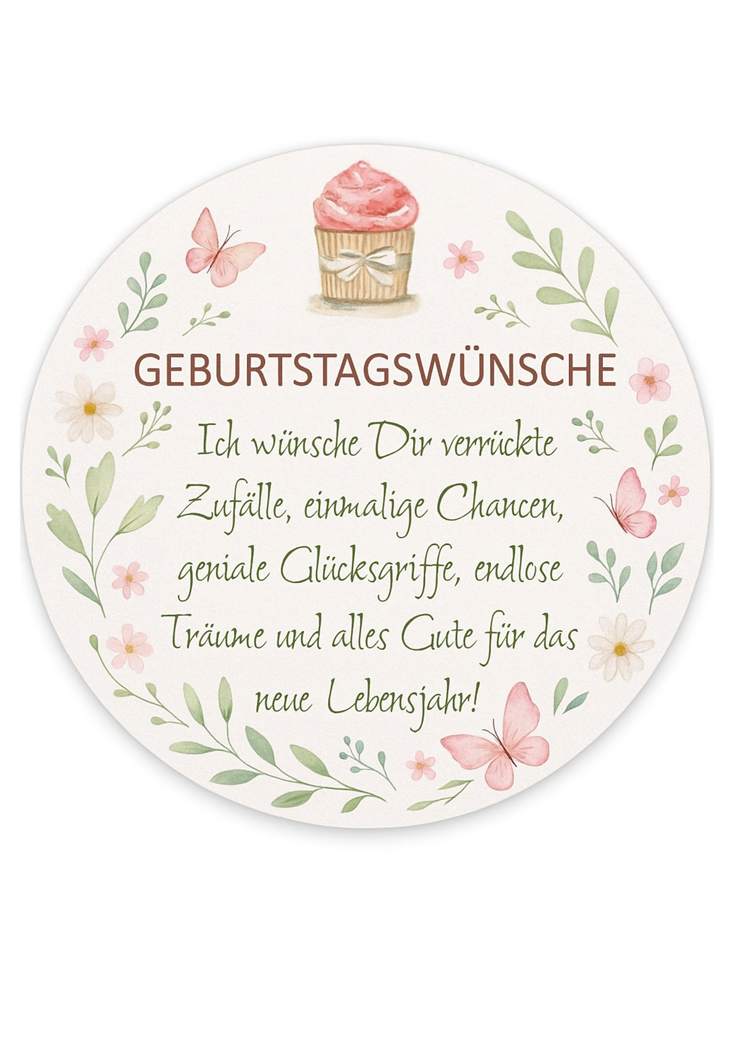 Tortenaufleger Geburtstag
