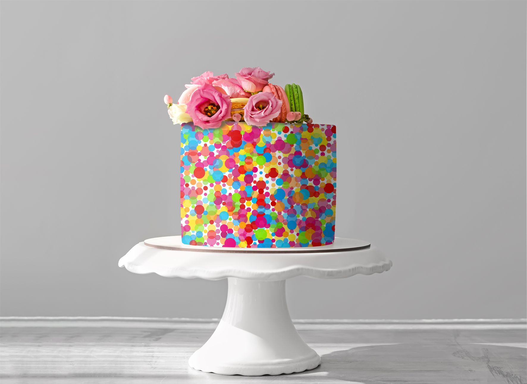 Deko Fondant Konfetti