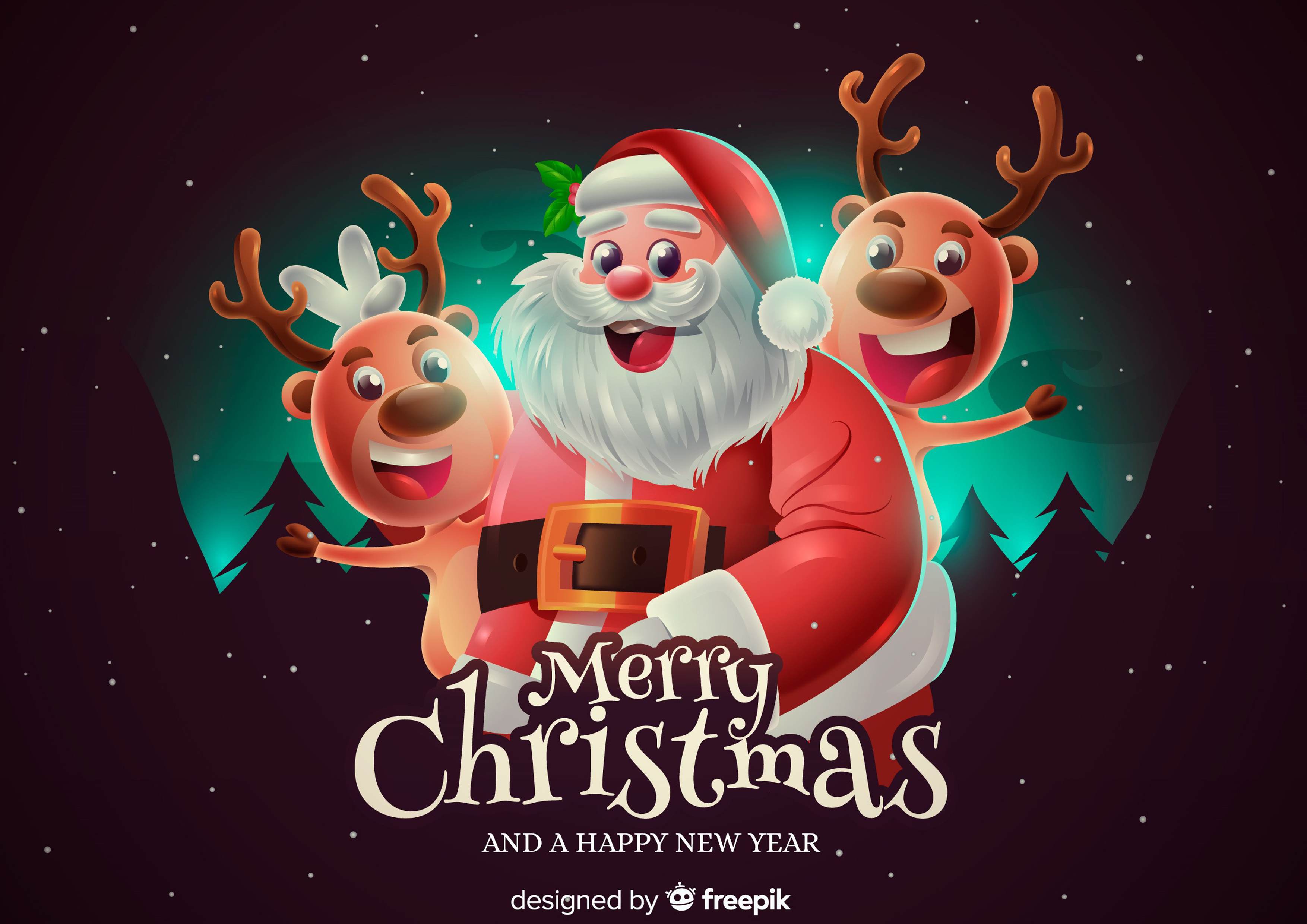 Rouladendekor Santa Claus