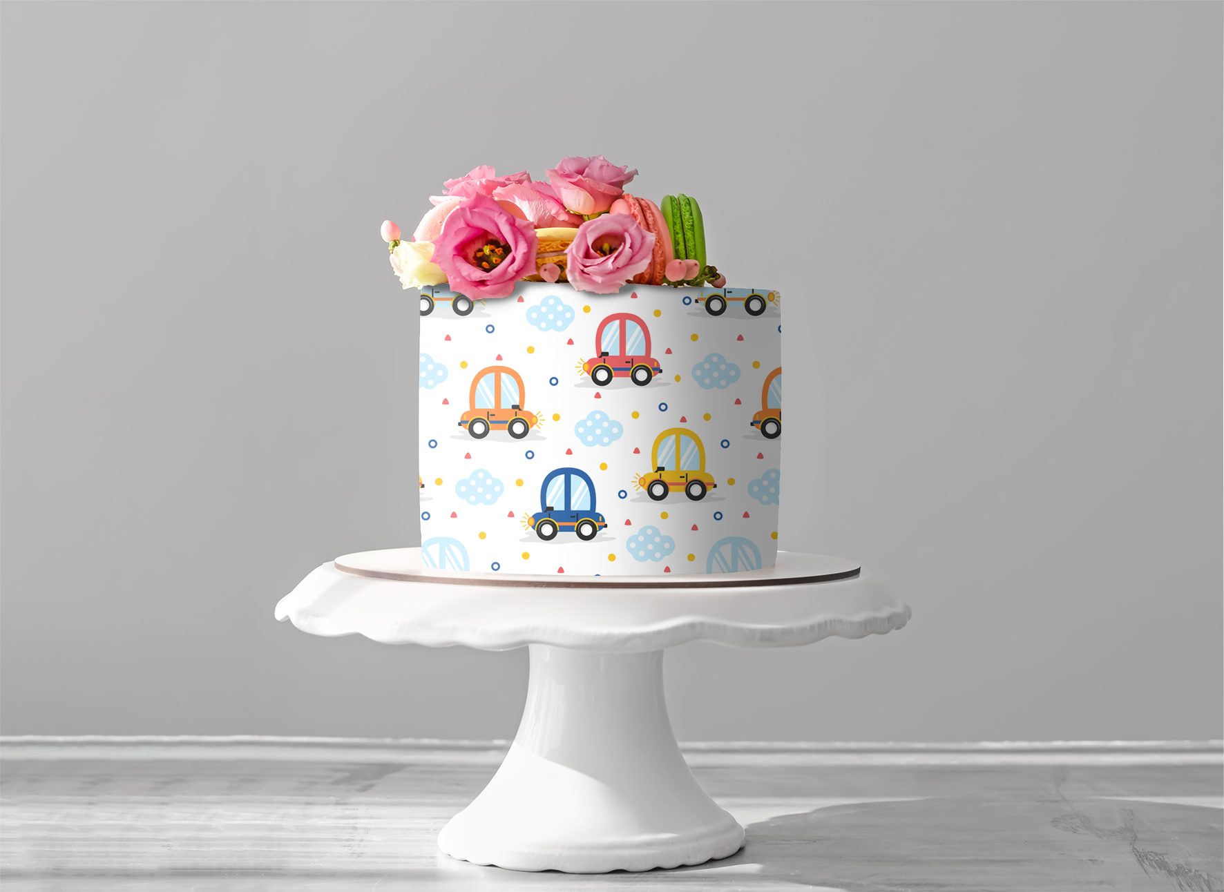 Deko Fondant Autos