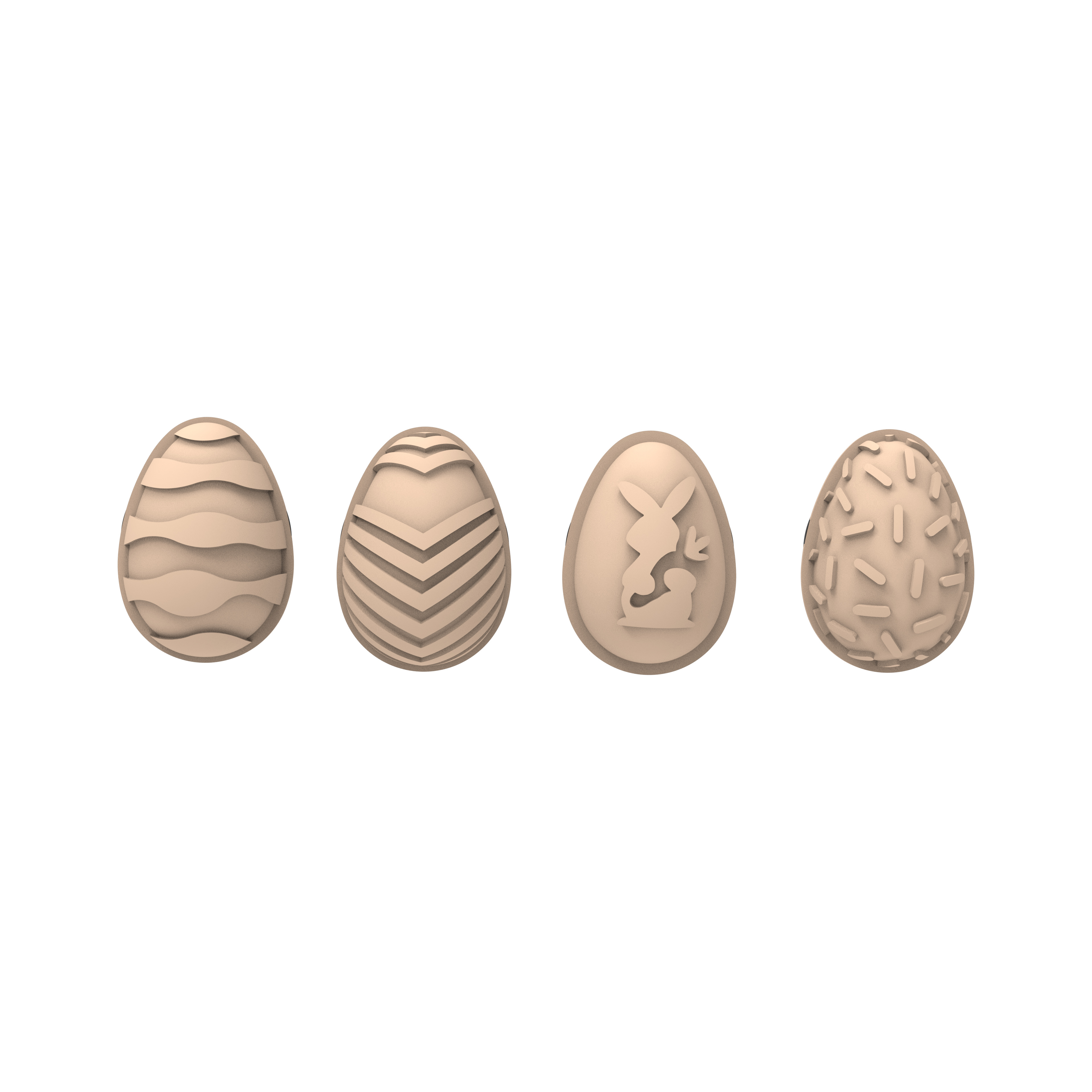 Pralinengussform inkl 4 Stempel UOVO01