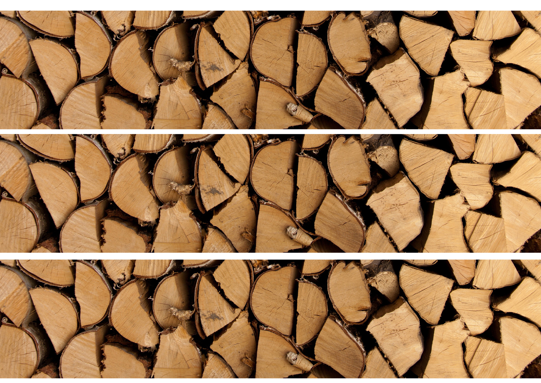 Tortenband Holzscheit
