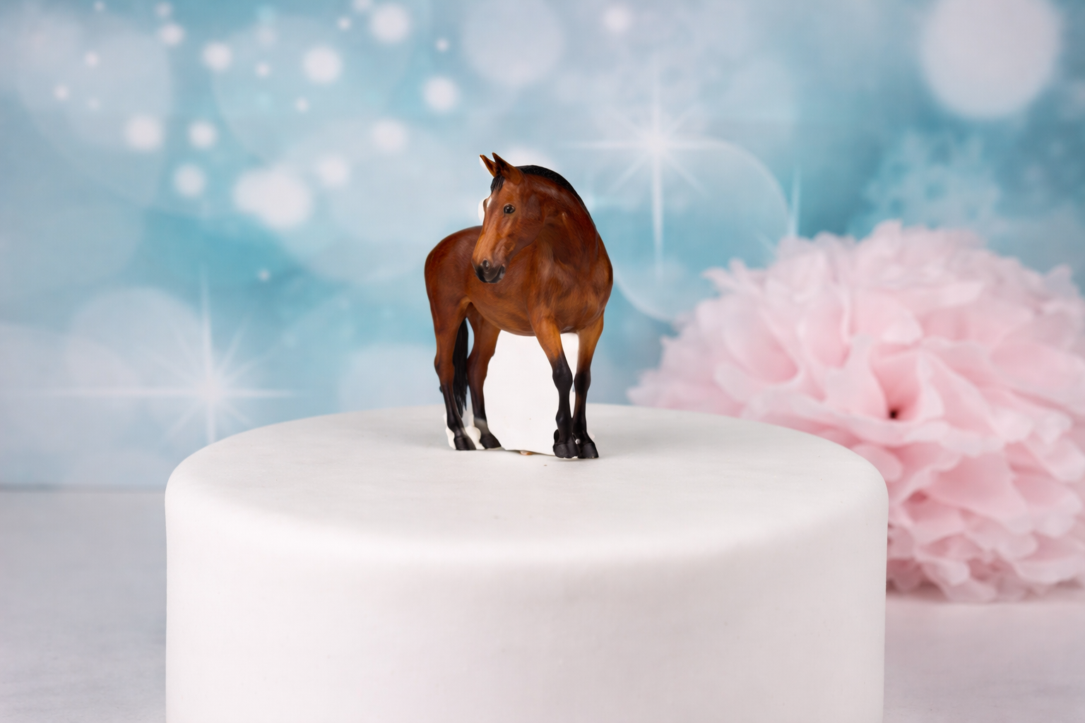 🐴 Cake Topper Pferd – Handgefertigte Tortendeko für Pferde- & Kinder-Torten