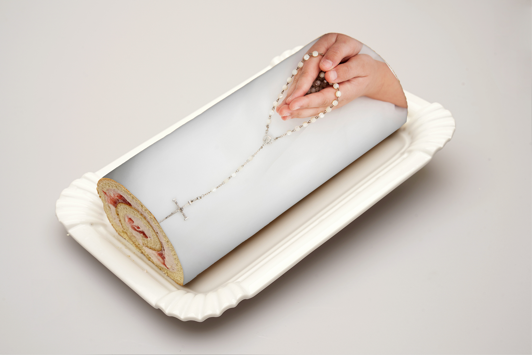Rouladendekor  Kommunion Konfirmation