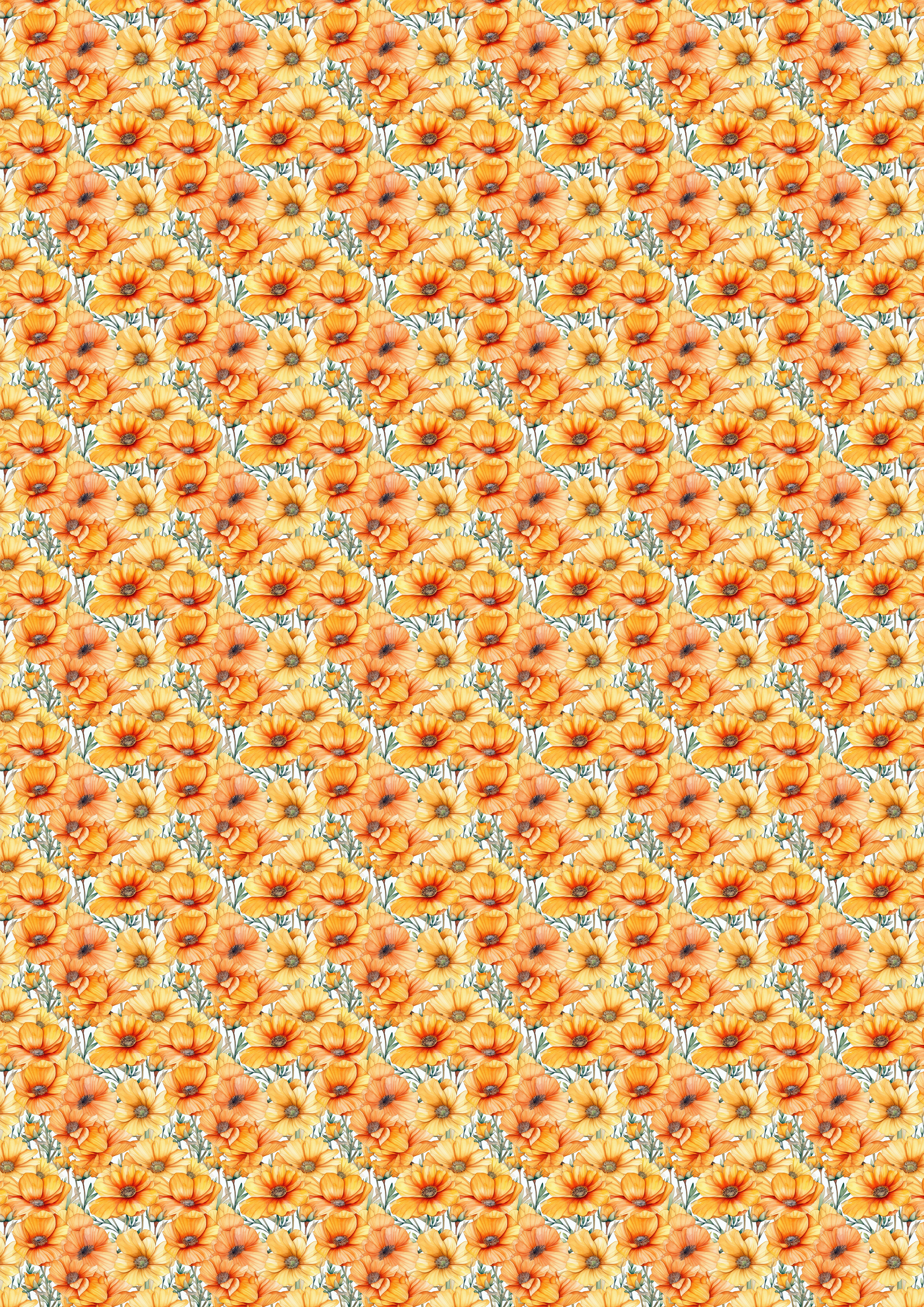 Schokoladen Transferfolie Abziehfolie Mohnblumen