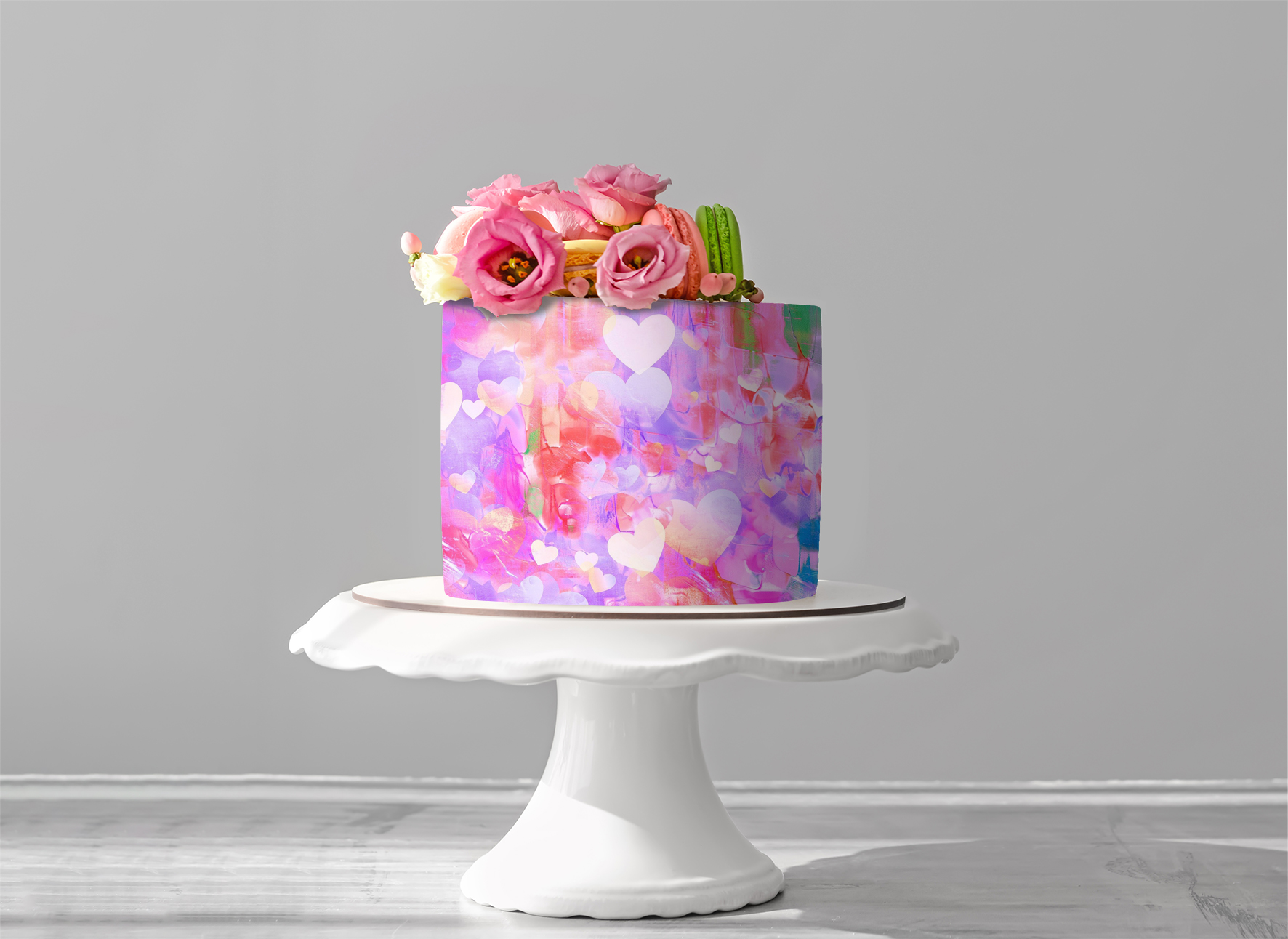 Deko Fondant Herzen